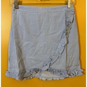 Revolve Lost + Wander Blue Mini Skirt Size XS NWT